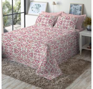 Jogo de Cama Queen Size 130 Fios Fiori - Laura (7320-3)