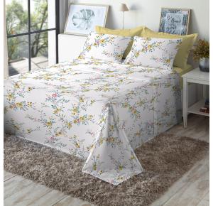 Jogo de Cama King Size 180 Fios Fiori - Carmen V (7379-5)