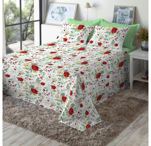 Jogo de Cama King Size 200 Fios Fiori - Ruth II (7410-8)