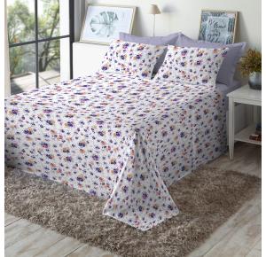 Jogo de Cama Queen Size 150 Fios Fiori - Darlene (7426-1)