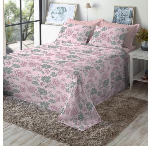 Jogo de Cama Queen Size 130 Fios Fiori - Esther (7432)