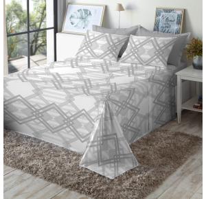 Jogo de Cama King Size 180 Fios Fiori - Levi (7525)