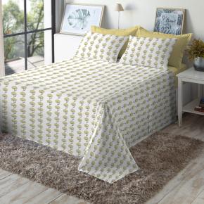 Jogo de Cama Queen Size 130 Fios Fiori - Tobias (7673)