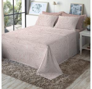 Jogo de Cama Queen Size 130 Fios Fiori - Abel (7674)