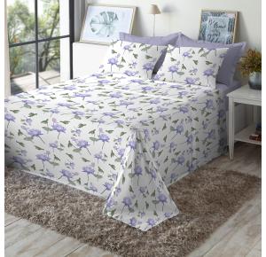 Jogo de Cama Queen Size 200 Fios Fiori - Emily (7699)