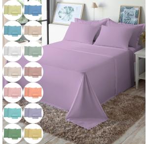 Jogo de Cama King Size Liso 130 Fios Fiori